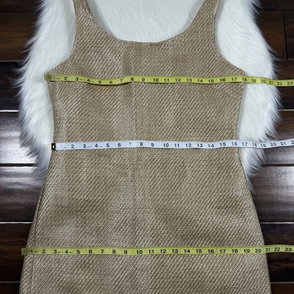 Antonio Melani X The Style Bungalow Size 8 Raffia Manana Scoop Neck Dress - Picture 6 of 12